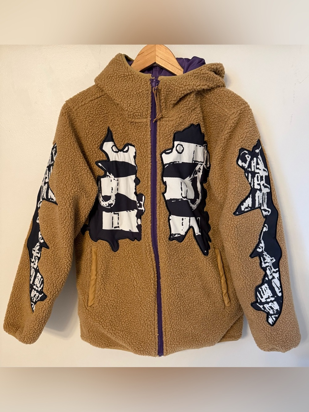 NWOT Five Nights at Freddy’s Withered Reversible Fleece Full Zip Jacket Size XS